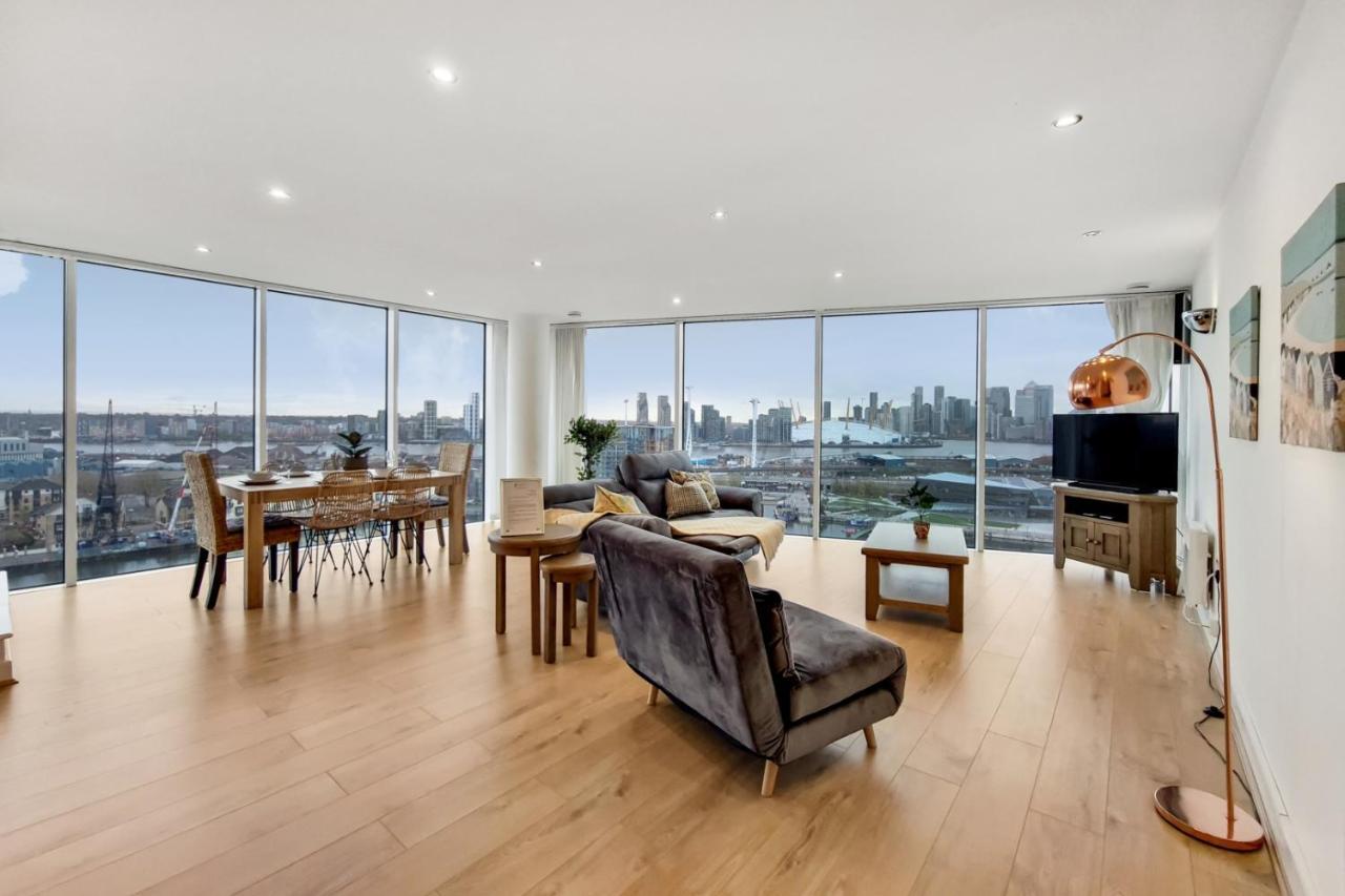 Deluxe Two Bed Apartment With River & City View London Bagian luar foto