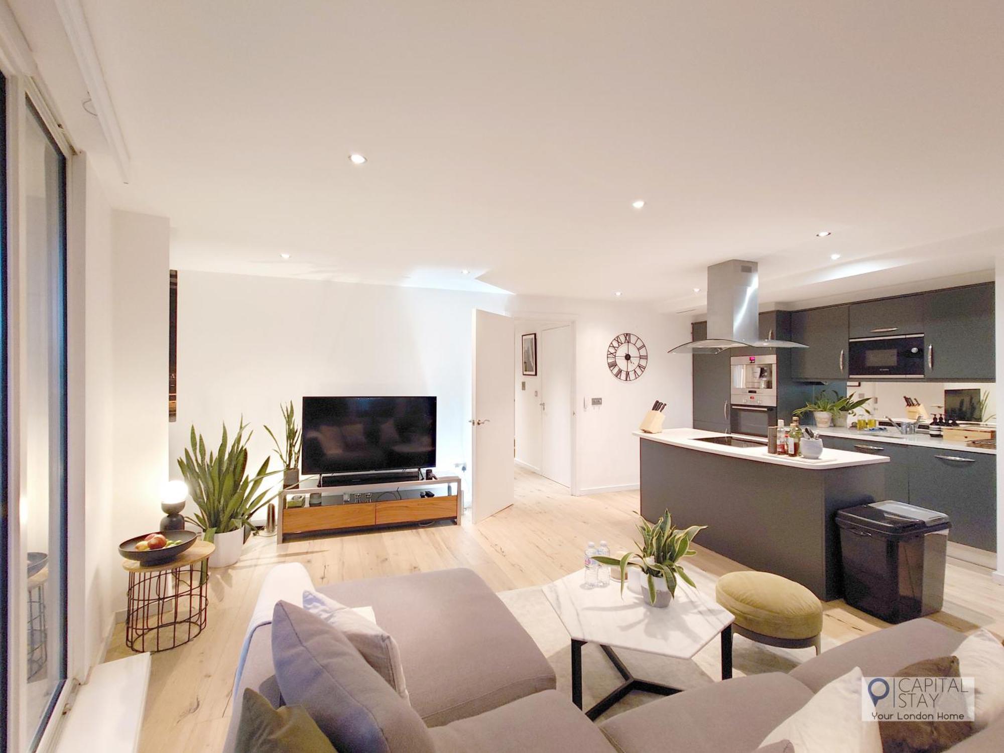 Deluxe Two Bed Apartment With River & City View London Bagian luar foto